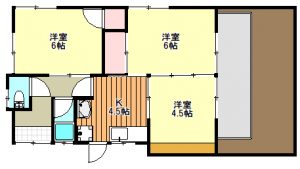 【 魚見町 】魚見貸家（奥）