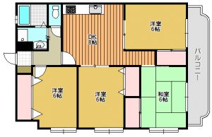 【 紫原１丁目 】　ファミール森園Ⅱ　301号