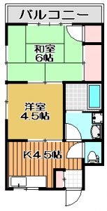 【小松原2丁目】高木アパートB棟　101号