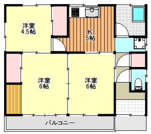 【自由ヶ丘1丁目】堀脇アパート　2F
