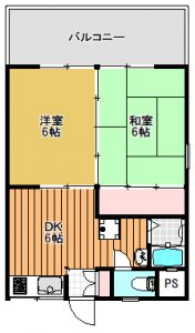 【紫原4丁目】小齊平ハイツC棟　102号